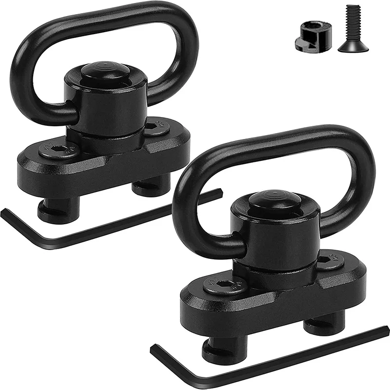 

1.25" Sling Mount Swivel Stud Mount Adapter Mlok Rail Quick Release QD Ar15 Rifle Belt Buckle Adapter Hunting Gun Accessories