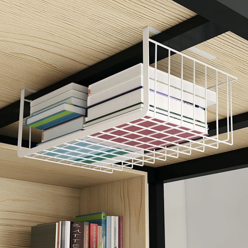 Cesta colgante multifuncional perforada para cocina y baño, estante de almacenamiento con fondo de hierro, cesta de alambre colgante