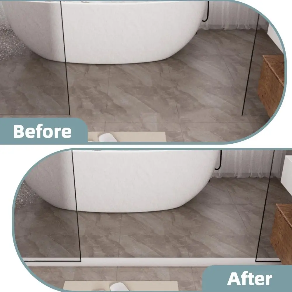 

Разделительный порог для сухого и влажного душа, самоклеящаяся уплотнительная лента для очистки и приклеивания, силиконовый складной край раковины, водный барьер