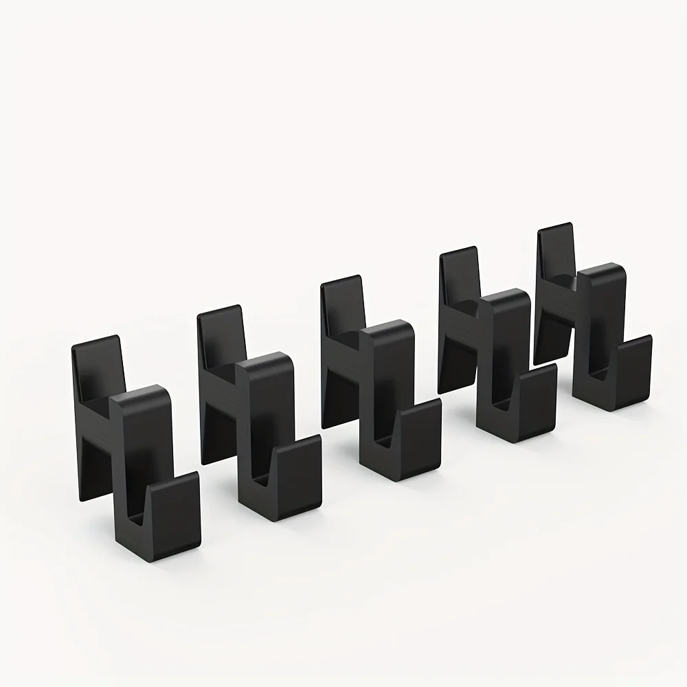 5 Stück Schalldämmplatten-Haken, bohrfreie Kleiderhaken für Akustikplatten, Plug-and-Play, einfache Installation für Heimstudio und Büro
