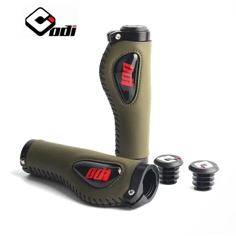 

Эргономичные велосипедные ручки ODI из высококачественной кожи, антивибрационные накладки на руль для MTB, аксессуары для велоспорта