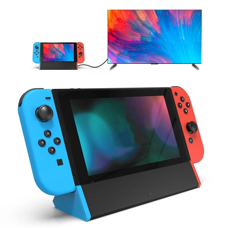 

AU61-TV Dock Station For Nintendo Switch/Switch OLED, TV Docking Station With 4K Adapter/Type C/USB Port For Nintendo Switch