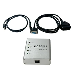 Good Quality ELM327 USB Ver1.5a with Original PIC18F2480 and FT232RL Chips OBD2 Scaner Tool, Compatible with DOS and Windows