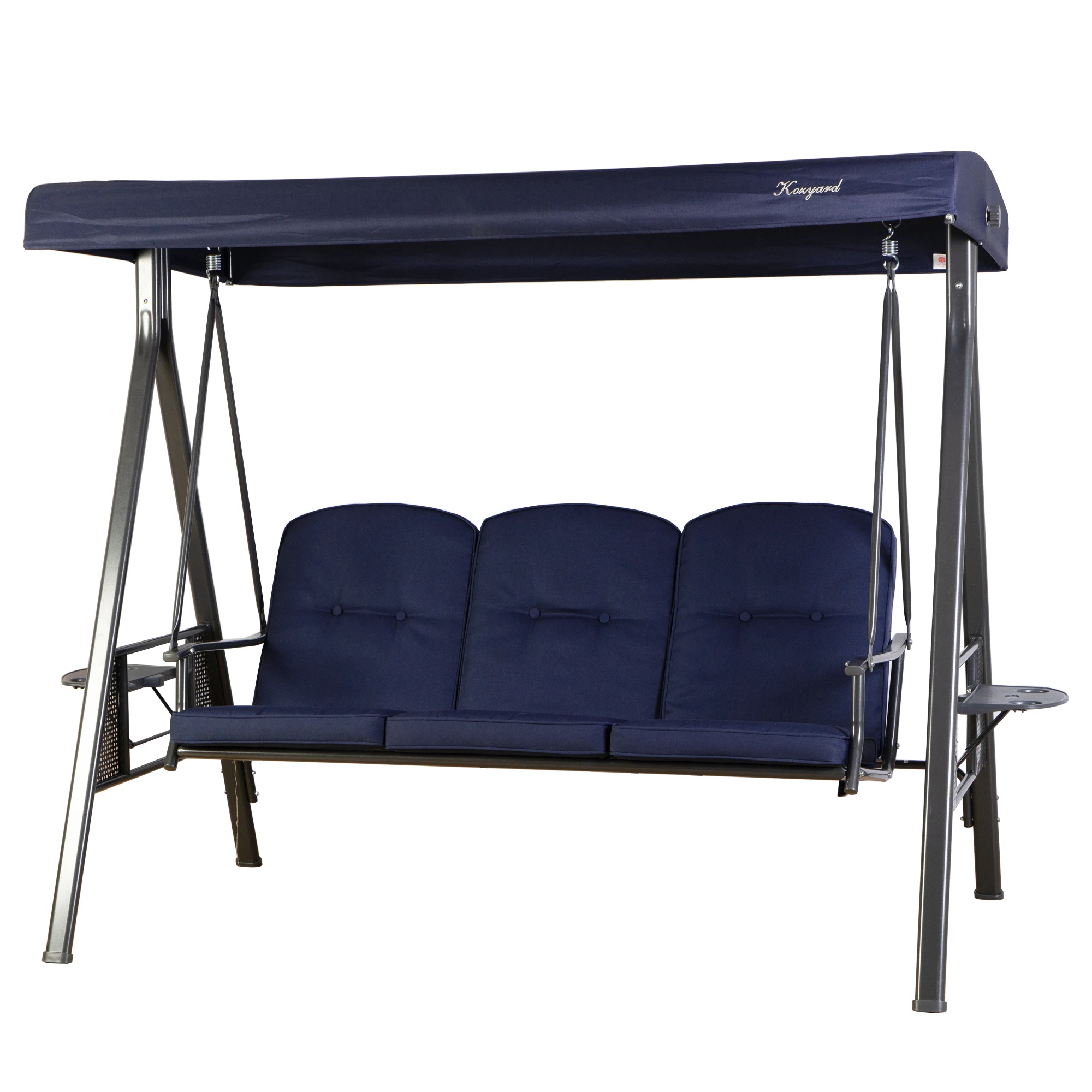 

Tslin Modern Design Hanging Swing Chair With Cushion High Quality Iron Stand for Garden Patio Park Hotel Home Outdoor Use