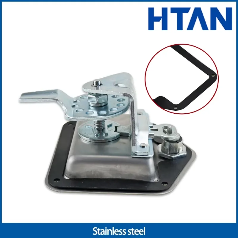 

Panel Lock T-Shaped Tongue Box Lock 304 Stainless Steel Industrial Cabinet Heavy-Duty Engineering Vehicle Special Vehicle Lock