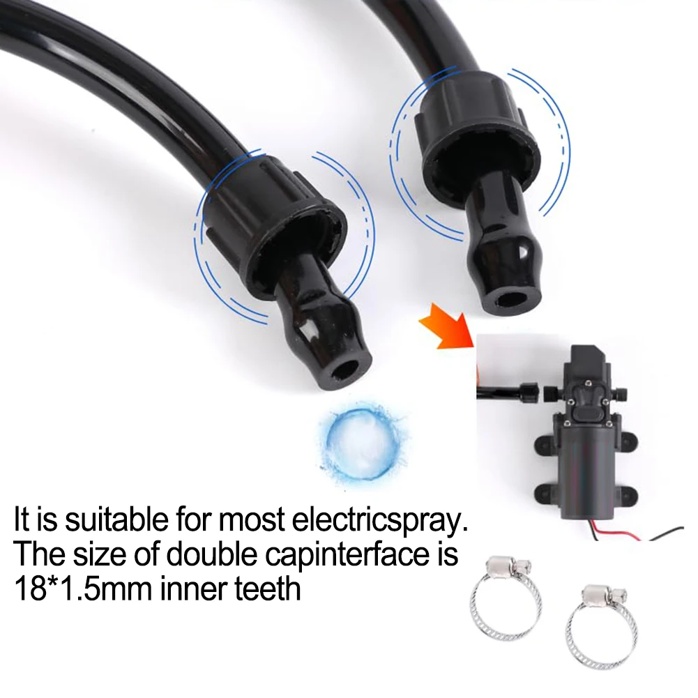 1 Set 47.24 Inch PVC Replacement Hose For Garden Sprayers - High Pressure & Easy Fit Gardening Spray Accessories