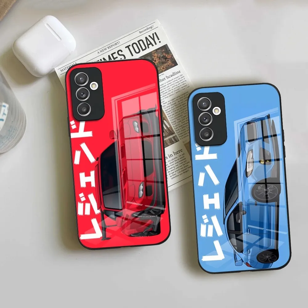 JDM Tokyo Drift Sports Car Phone Case for Samsung S24 Ultra S23 S22 S20 Fe S21 Plus Galaxy A54 A34 A24 A53 M54 Note 20 Back Cove