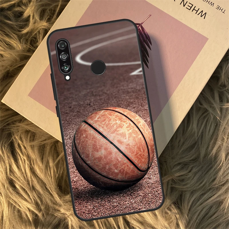 Funda de baloncesto para Huawei P40 P30 Lite P20 P50 Pro P Smart 2021 Nova 5T Honor X8 X9 50 70 X9a Coque