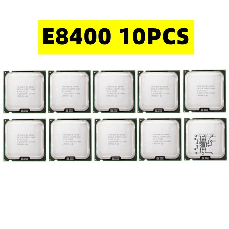 10PCS Core E8400 Processor Dual-Core 65W 3.0Ghz FSB 1333MHz Socket LGA 775 CPU