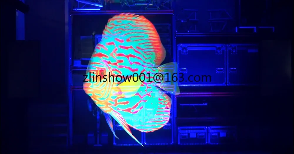 Pepperscrim 3D Holo gauze Screen holographic mesh screen