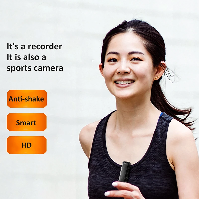 Portable Webcam1080P HD Night Vision 4K Mini Camera Small Motion Camera Outdoor Camera Law Enforcement Recorder