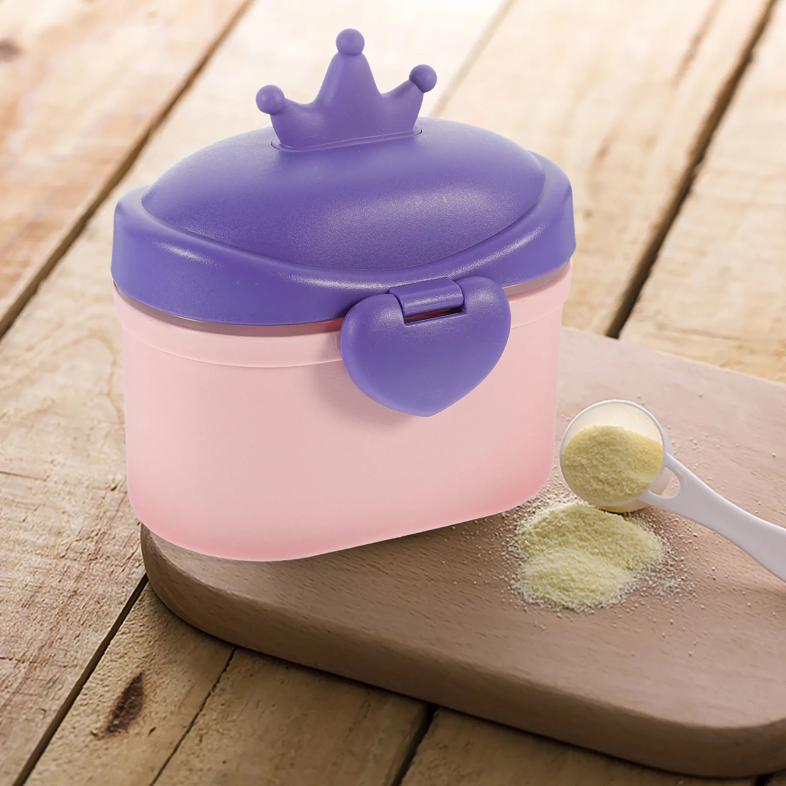 2Pcs Milk Powder Storage Box Secure Sealing Formula Dispenser Baby Food Container Travel Milk Powder Holder Infant Feeding