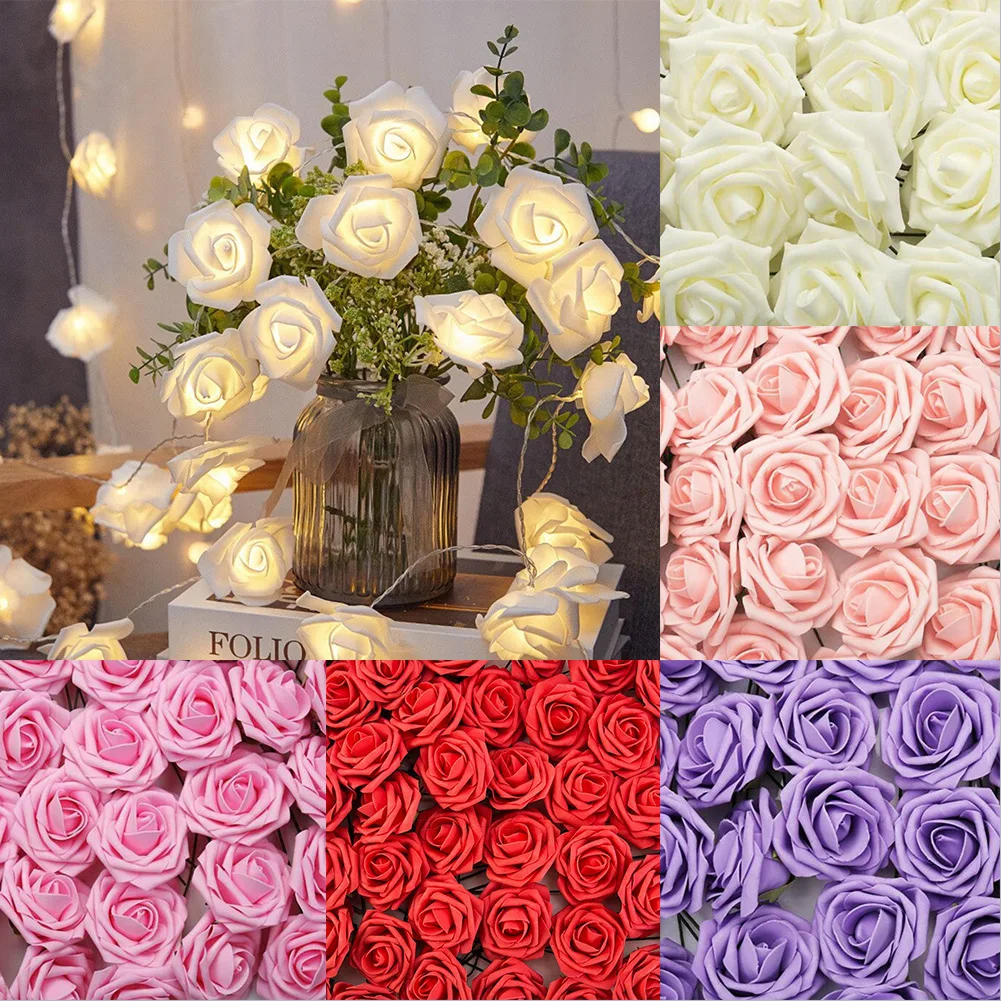 Artificial Foam Rose Heads 50Pcs for Wedding Party Event Decoration and DIY Floral Arrangements with Consistent and Design Focus