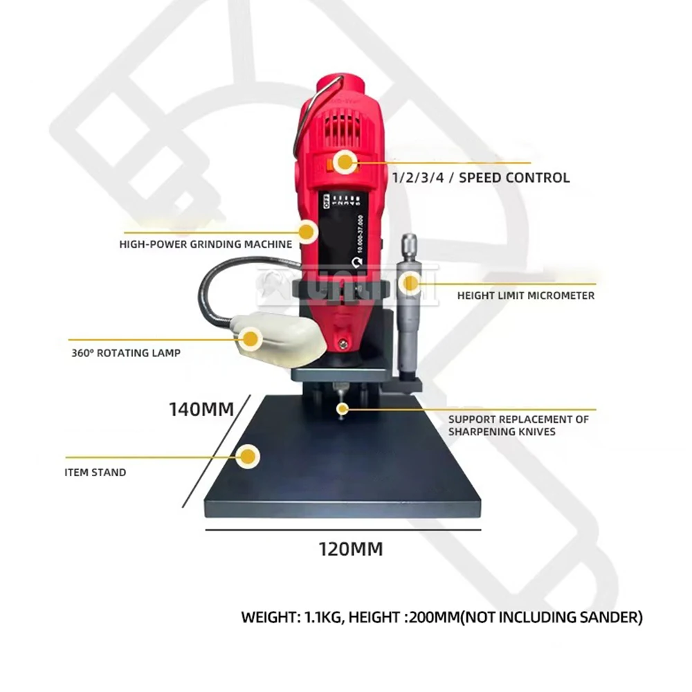 Lcd-scherm Ic Chips Slijpmachine voor Mobiele Telefoon Onderhoud Camera Ringen Harde Schijf Frame Chip Polijstmachine