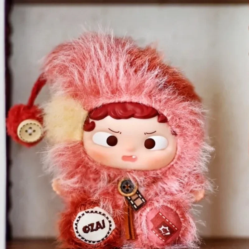 Ozai V3 Original encadré vinyle en peluche Anime poupée boîte aveugle mignon figurine sac pendentif porte-clés série mystère jouet à collectionner