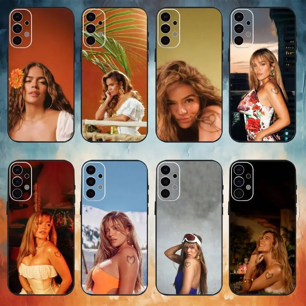 

K-Karol G Tropicoqueta Phone Case For Samsung S25,S24,S21,S22,S23,S30,Ultra,S20,Plus,Fe,Lite,Note,10,9,5G Black Cover