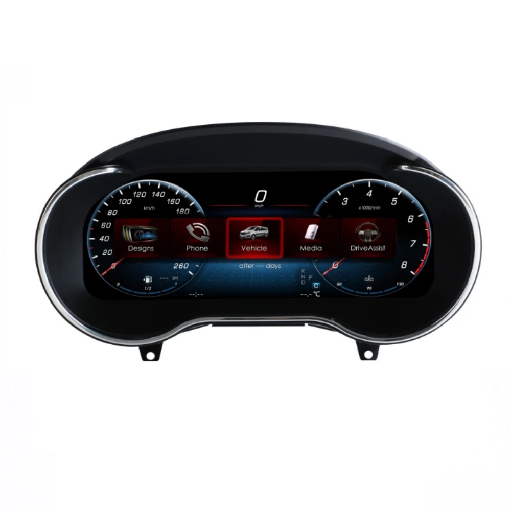 LCD Screen For Mercedes-Benz C/GLC-Class Speedometer Car Digital Cluster Virtual Cockpit Dashboard Instrument Panel Carplay  ﻿