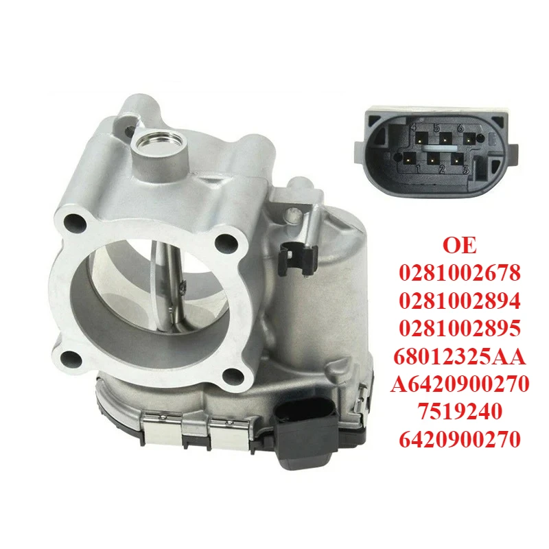 

Ultimate Detail Throttle Body 0281002678 0281002894 0281002895 68012325AA A6420900270 7519240 6420900270