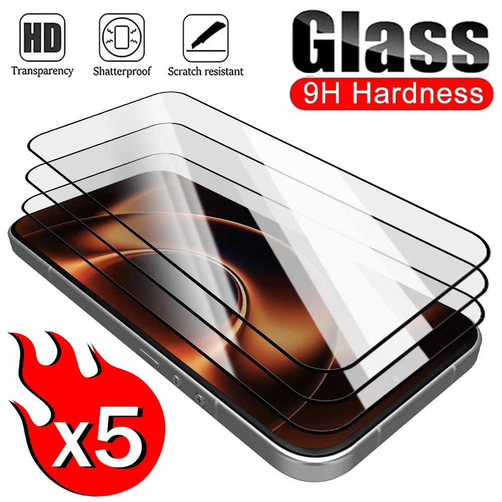 

1-5PCS Tempered Glass Films For Xiaomi 17 Ultra Premium Screen Protectors Clear HD Anti-scratch Full Cover Screen Protection