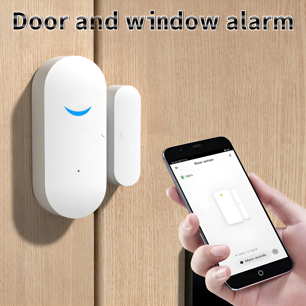 Tuya Smart WiFi Door Sensor Door Open / Closed Detectors WiFi App Notification Alert security alarm support Alexa Google Home