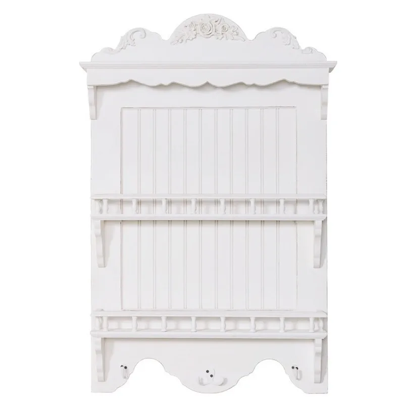French dish storage rack kitchen tea cup plate seasoning rack multi-layer homestay kitchen cabinet hanging type