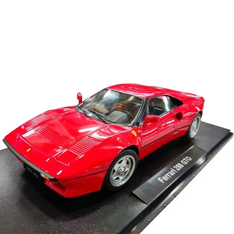 Diecast 1:18 Scale 1984 F 288 GTO 288GTO Sports Car Model Metal Die-Cast & Toy Adult Fans Collection Gift