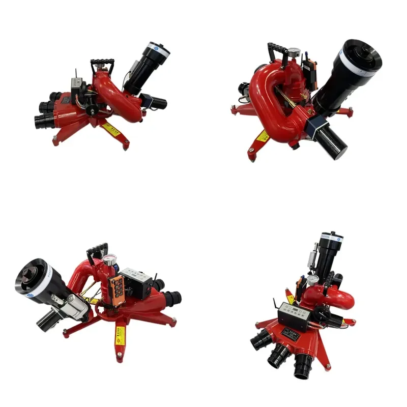 2026 TaiLong Large Flow Electric Remote Control Fire Cannon Fire Fighting Foam Water