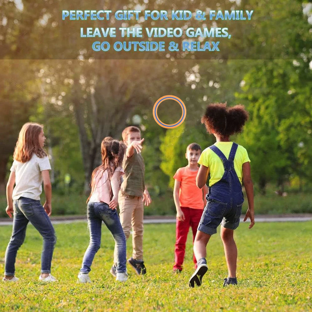 25cm Flying Disc Portable Sports Play Discs Versatile Outdoor Flying Disc Playing Flying Saucer for Family Game
