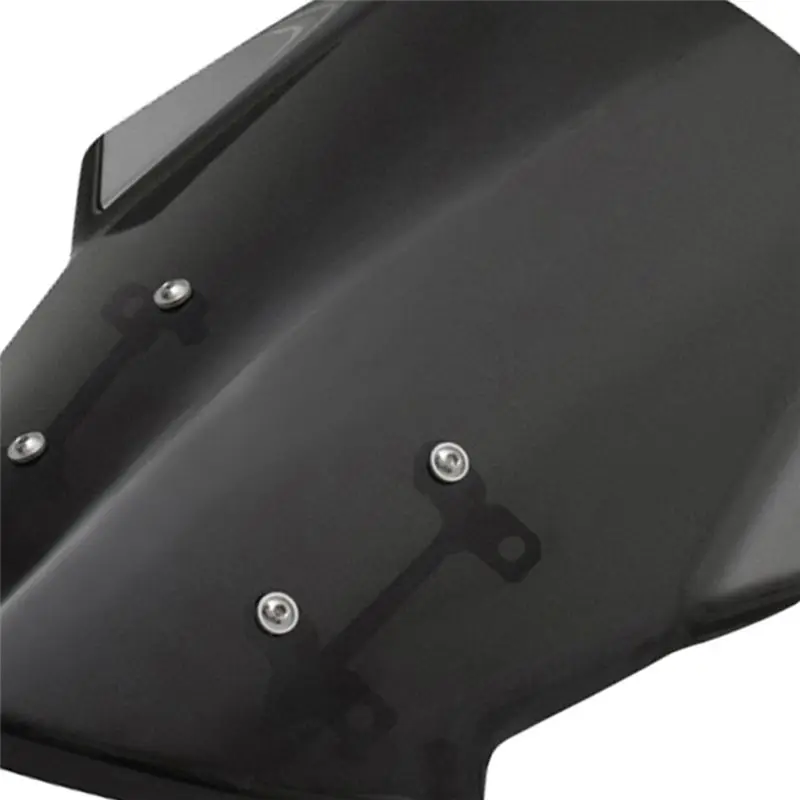 Leading-1 Pcs Motorcycle Windscreen Windshield With Bracket For MT-07 FZ-07 FZ07 2018-2020
