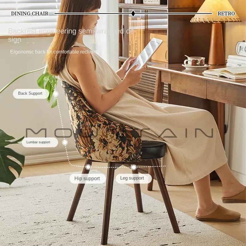 Home computer chair Comfortable sedentary backrest Dormitory study desk