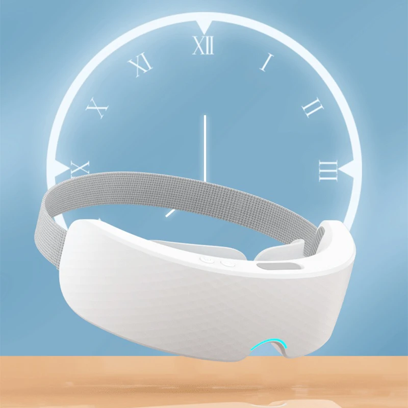 スマート電気スチームアイマッサージャースチーム加熱アイマッサージマシンホット&コールド湿布治療ポイント指圧ドライアイケア用