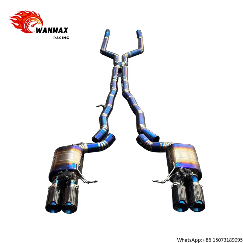 

Выхлопная система Catback из титанового сплава с глушителем для BMW 650i F06 4.4 2013 года, равнодлинная