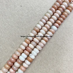 Natural Stone Smooth Rondelle Pink Aventurine 7