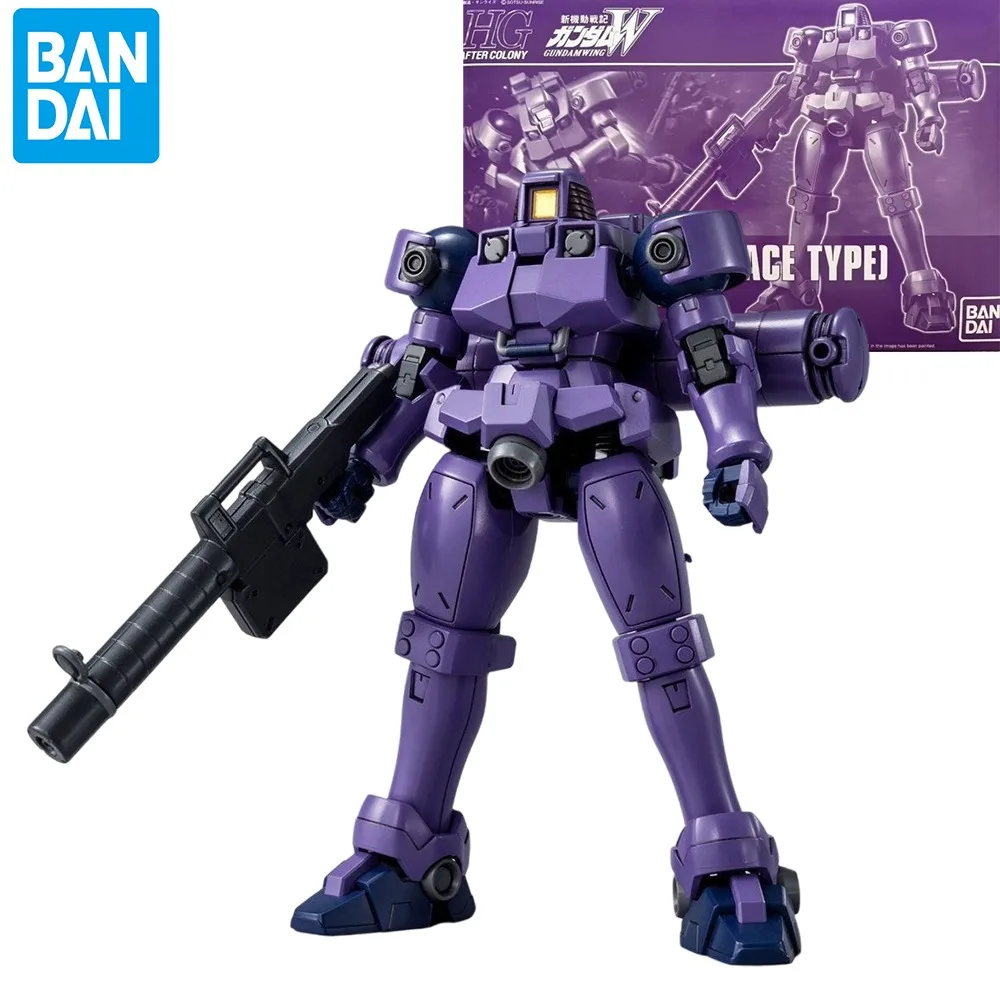 

In Stock BANDAI Original HG OZ-06MS LEO [SPACE TYPE] GUNDAM Anime Figure Model Toy Collectible Assembly Ornaments Gift Children