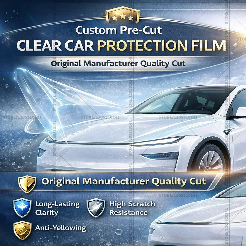 Pre-Cut Paint Protection Film PPF Transparent Bumper Clear Bra Car Film For Dodge Challenger SRT Hellcat Widebody 2017-2018