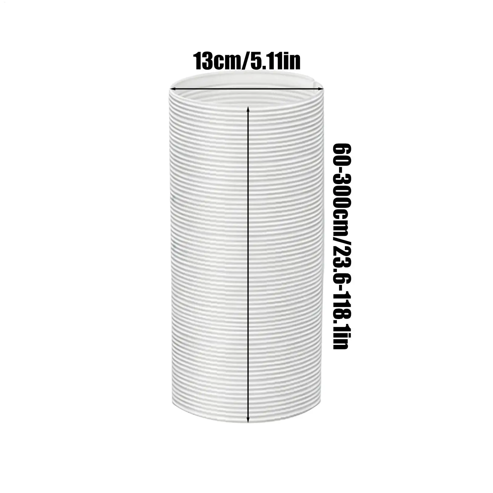 3 Meters Portable AC Vent Pipe Portable AC Vent Hose Flexible Air Conditioner Exhaust Pipe Outlet Vent Hose Duct for Mobile Air view 6