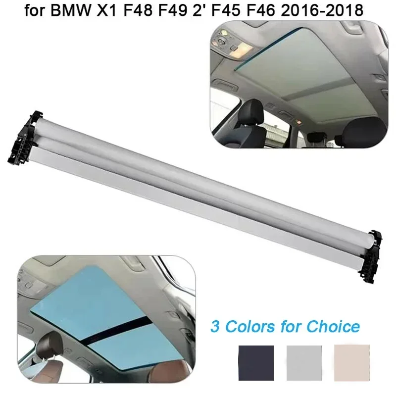 Car Roof Visor Panoramic Sunroof Curtain Cover For BMW X1 F48 F49 X2 F45 F46 2016-2018 54107391797