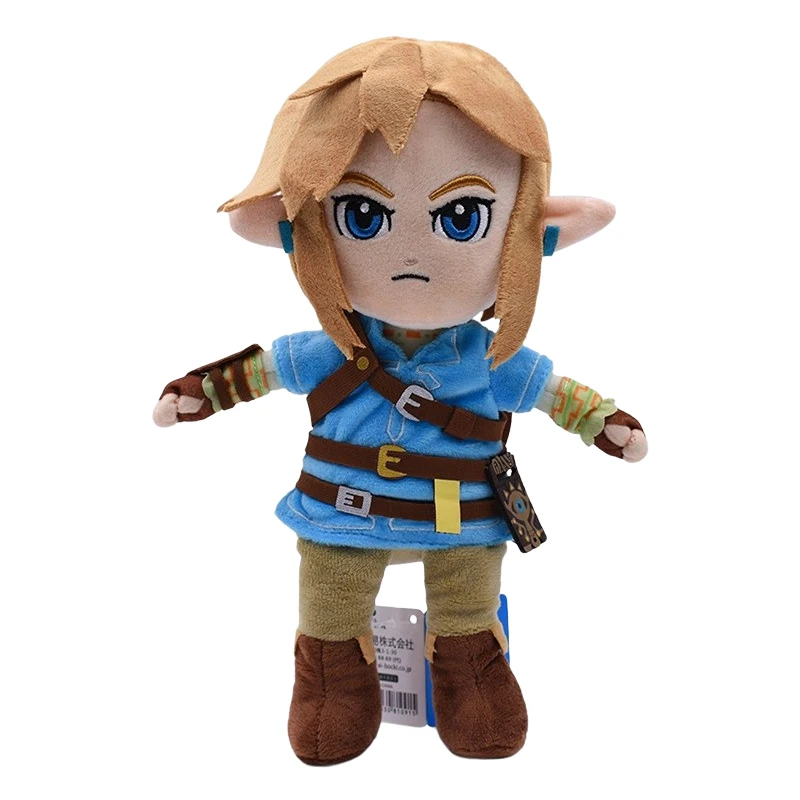 Jouets en peluche la légende de Zelda, 27cm, jeu de périphérique, lien, figurines de dessin animé, poupées douces, cadeaux d'anniversaire pour enfants, décor Kawaii, nouveau