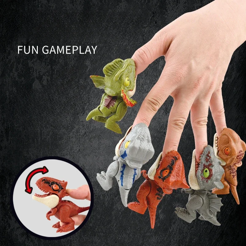 Finger Biting Dinosaur Toy with The Same Model As Children's Hand Biting Dinosaur Toy Desk Accessories