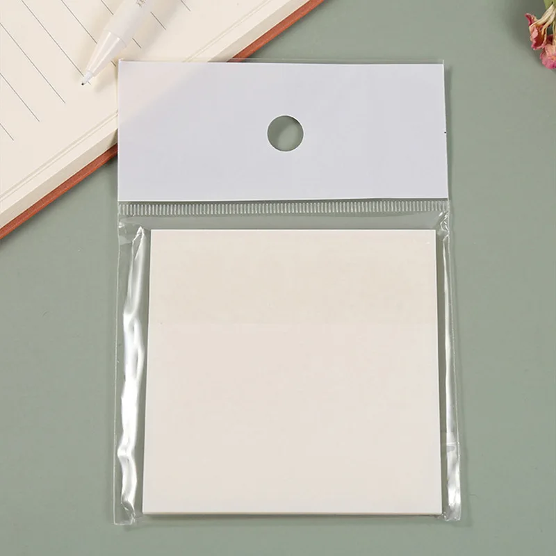 Transparente Sticky Note Combo, 6 Livros, Scrapes Stickers, Note Pads, Clear Notepad, Papelaria Escolar, Material de Escritório