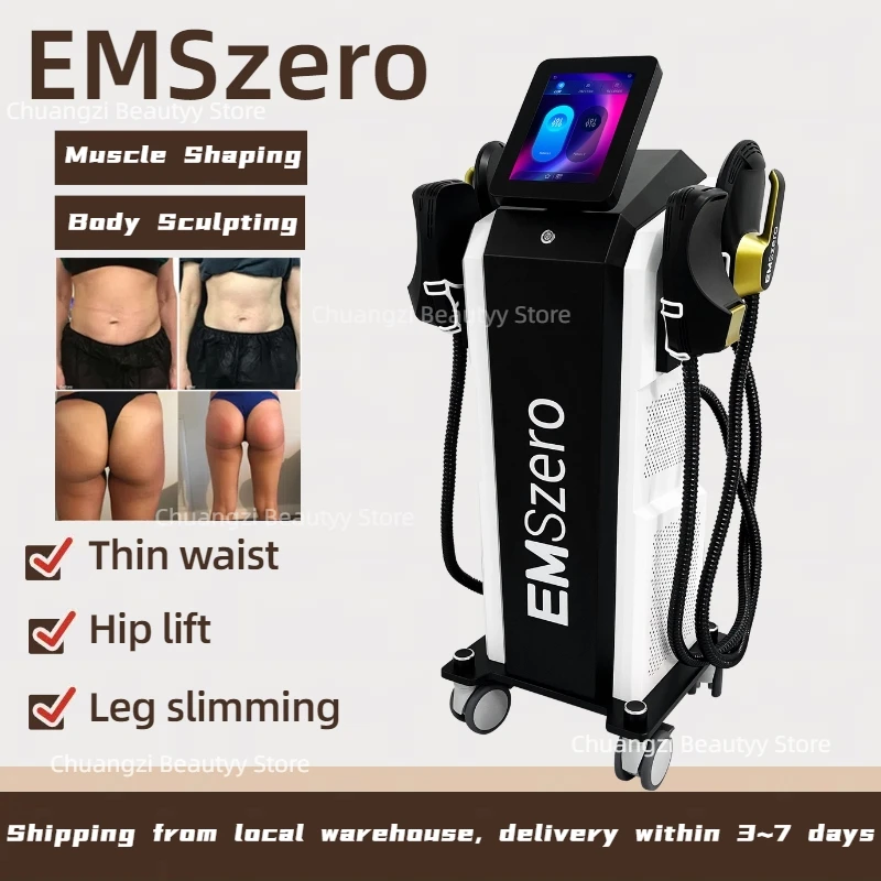 

EMS 6500W RF Sculpt Machine DLS-EMSlim Neo Body Fat Sculpting EMSZERO Hi-emt Pelvic Pad Muscle Stimulation For Slimming Salon