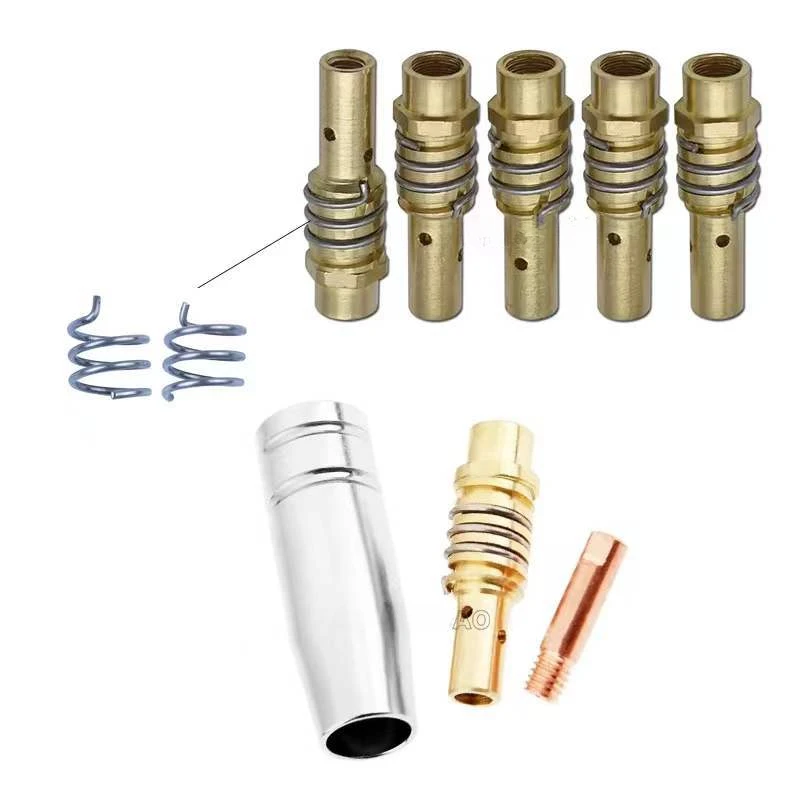 15AK welding gun connecting rod protective cover conductive nozzle outlet 40PCS