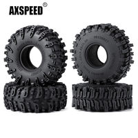 AXSPEED 64*24mm / 27mm Swamper Mud Terrain Rubber Wheel Tires for Axial SCX24 1/24 TRX-4M 1/18 RC Car Upgrade Parts Accessories