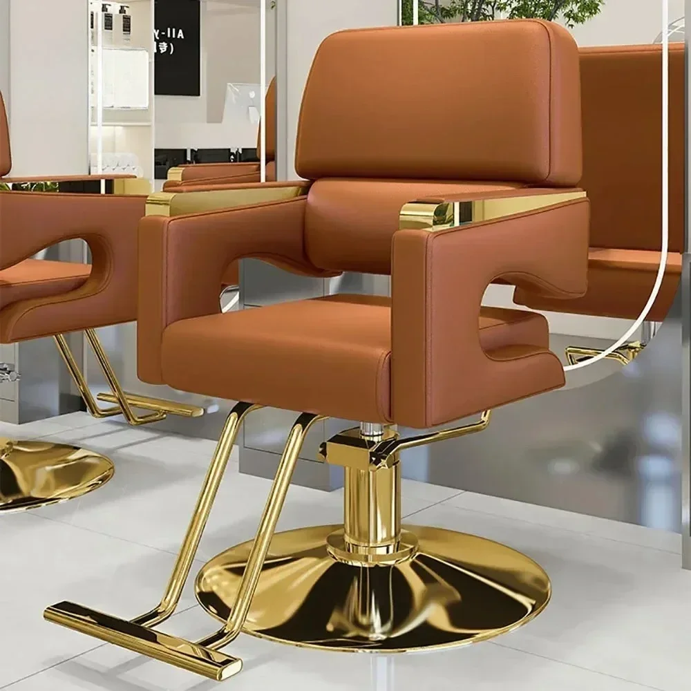 كرسي حلاق بسيط إسكندنافي عصري لصالونات التجميل الجمالية كرسي تصفيف الشعر المريح أثاث الشعر المخصص من Kapperstoel