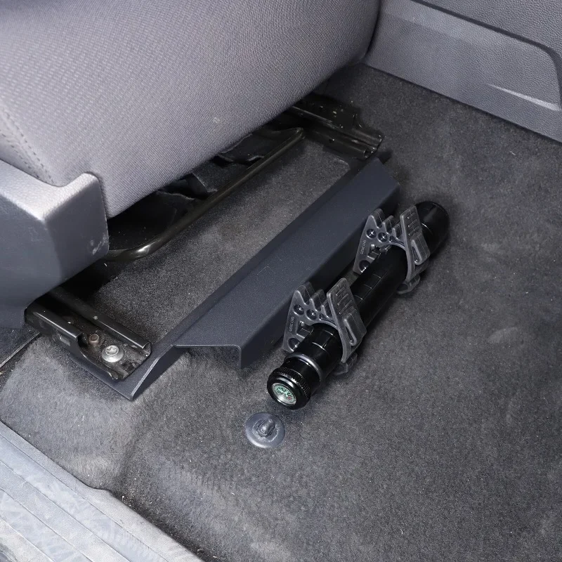 

Aluminum Alloy Black Car Under Seat Flashlight Holder Bracket Interior Car Accessories For Toyota Tundra 2022-2025