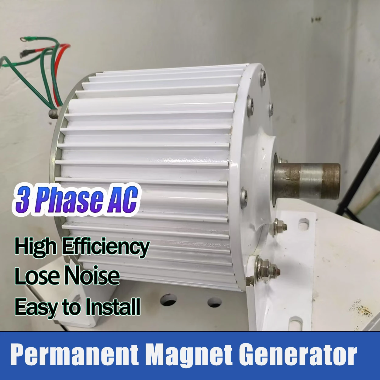 Home Use High Power Permanent Magnet Generator  Three Phase AC 380V 400V 220V 110v 120v 96V PMG low RPM 30KW 20KW 10KW Efficient