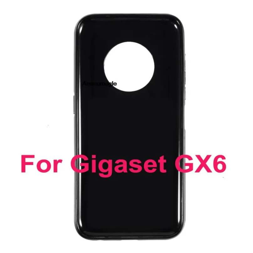 Guarda para gigaset gx6 macio tpu silicone capa traseira à prova de choque para gigaset gx6 protetor escudo pára-choques caso estojo