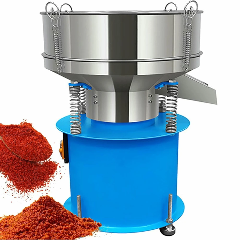 10-250 Grit Powder Sieving Machine with Vibratory Sieve Mesh Screen To Efficiently Soften Flour Sand Land and Plastic Powders