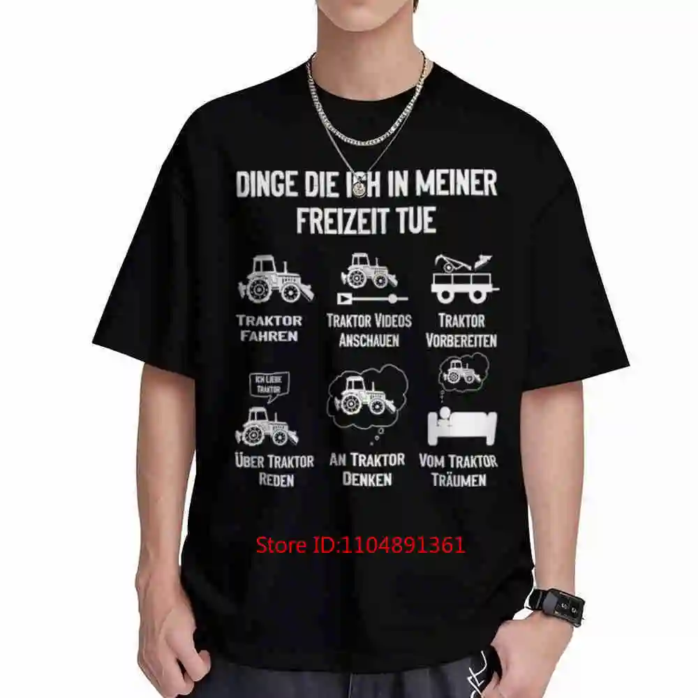 T-shirt à manches courtes Tractor Evolution Farmer 100% coton