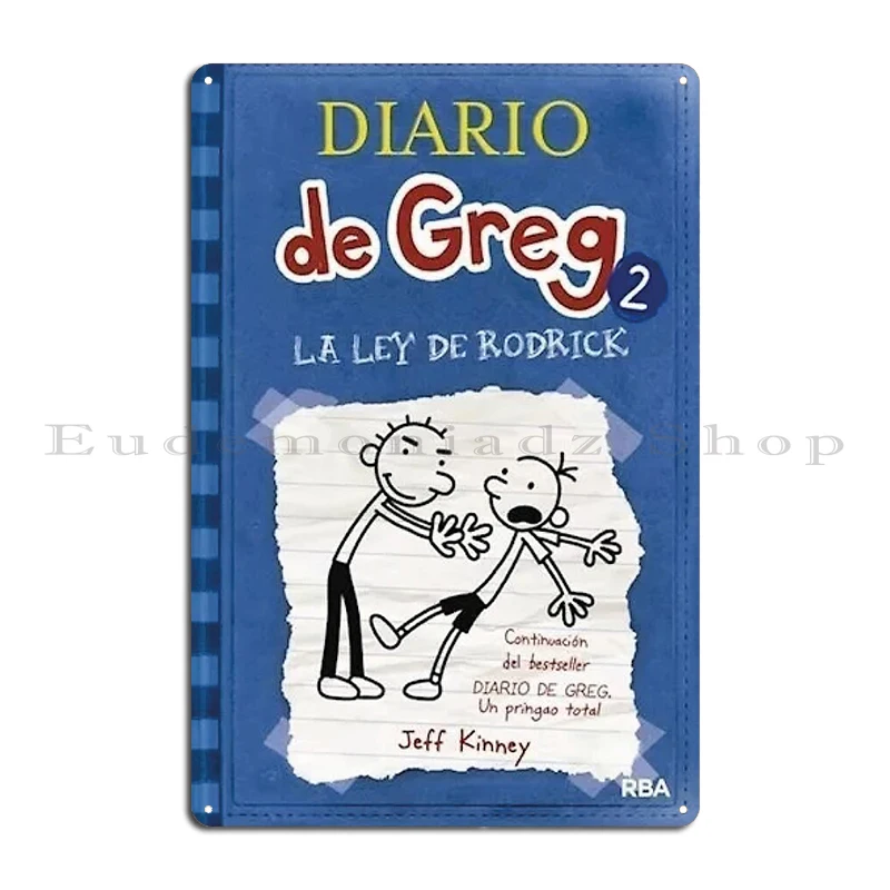 Greg\'s Diary Double or Nothing Official greg Heffley Diary Of A Wimpy Wimpy Kid Wimpy Kid Group Metal Printing Cave Sign Poster